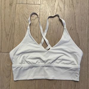 Aerie Offline White Medium Support Sports Bra